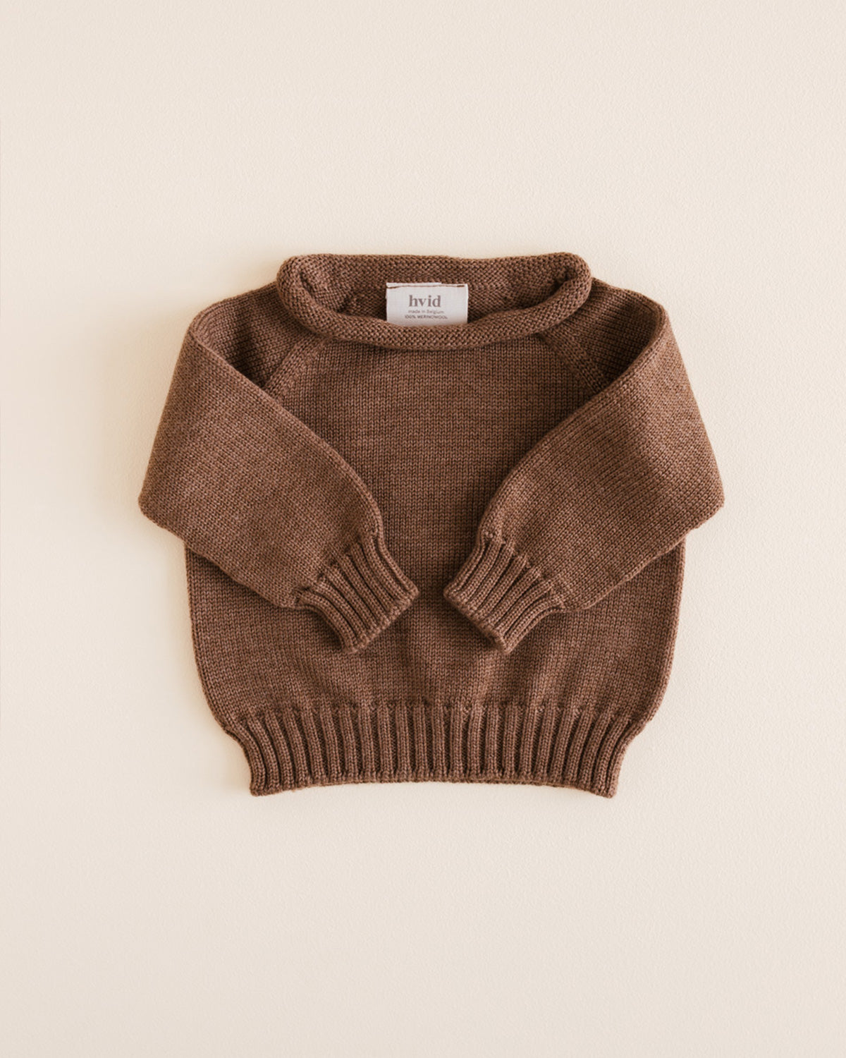 Sweater Georgette - Mocha <br>hvid