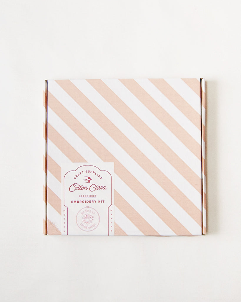 We Rise Embroidery Hoop Kit - Pink