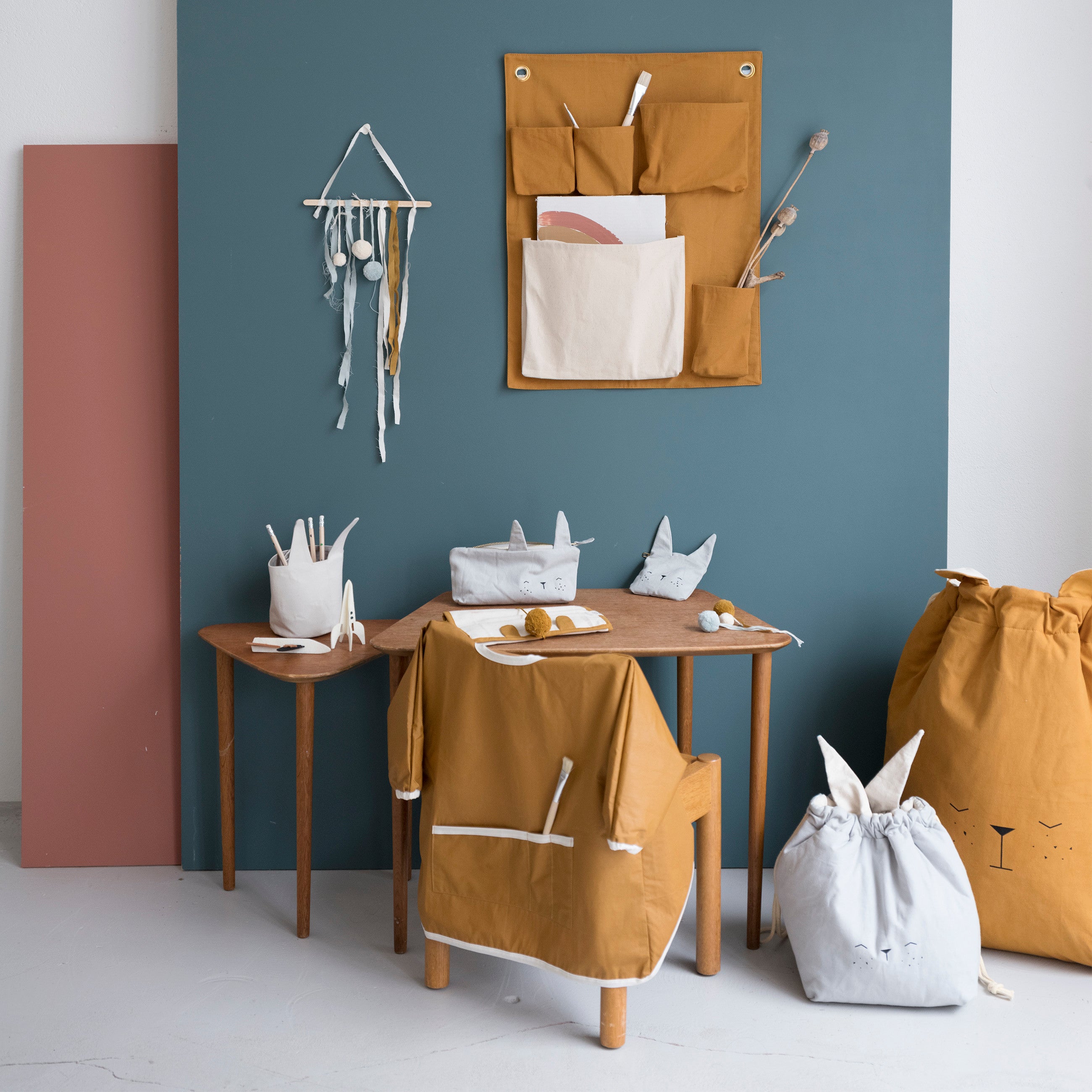 Wall Pocket - Ochre <br>by Fabelab