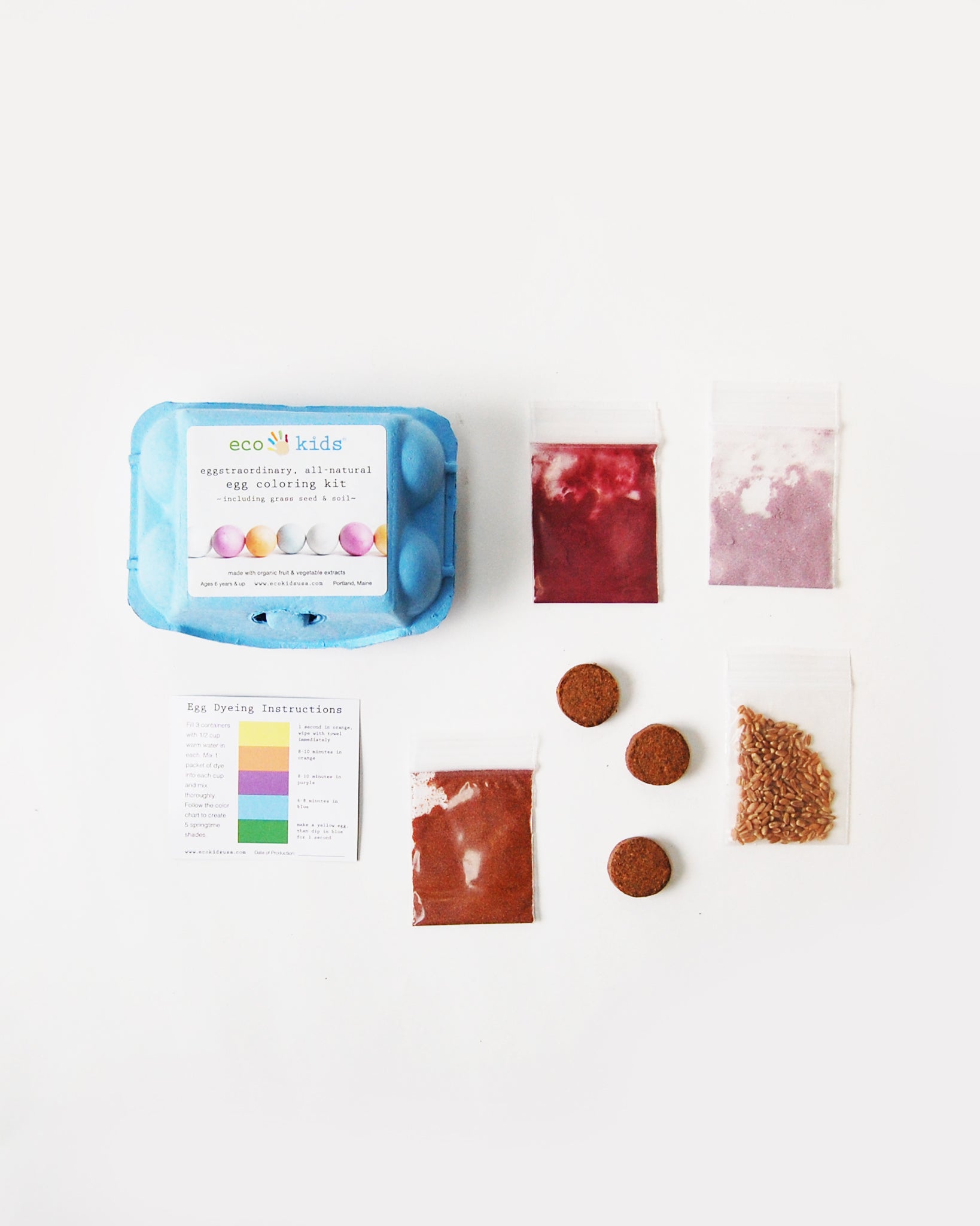 Eco-Eggs Coloring & Grass Growing Kit - blue <br>Eco Kids