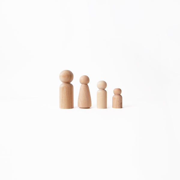 Wooden family of Four