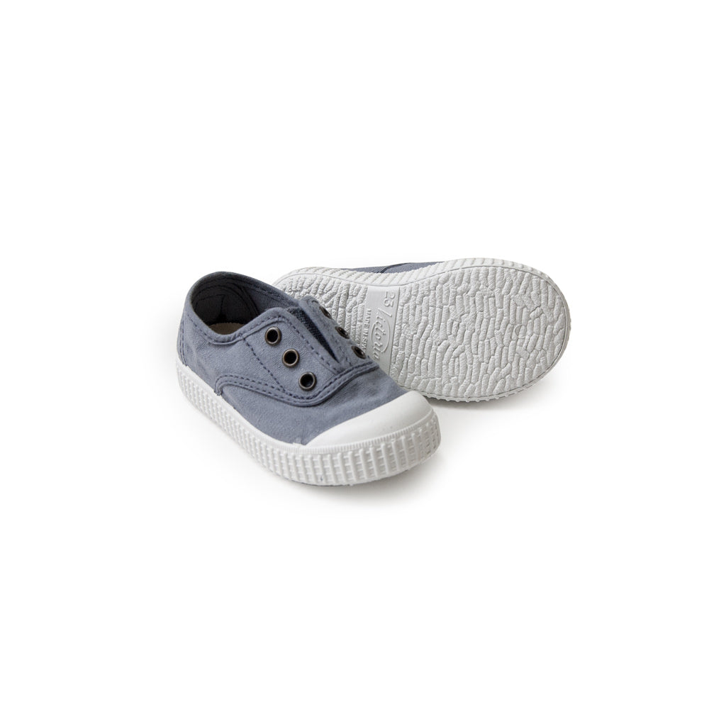 Organic Canvas Sneakers - azul <br> Victoria