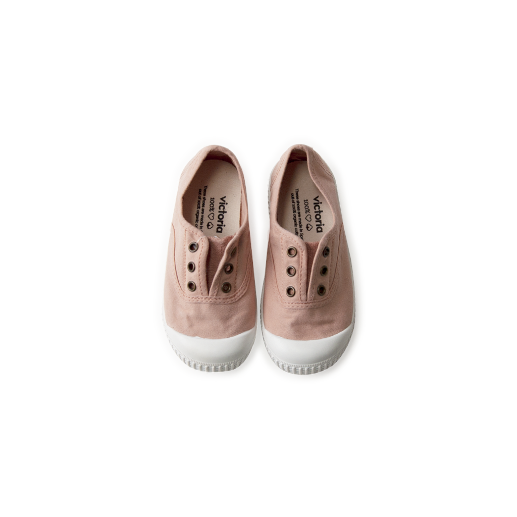 Organic Canvas Sneakers - ballet pink <br> Victoria