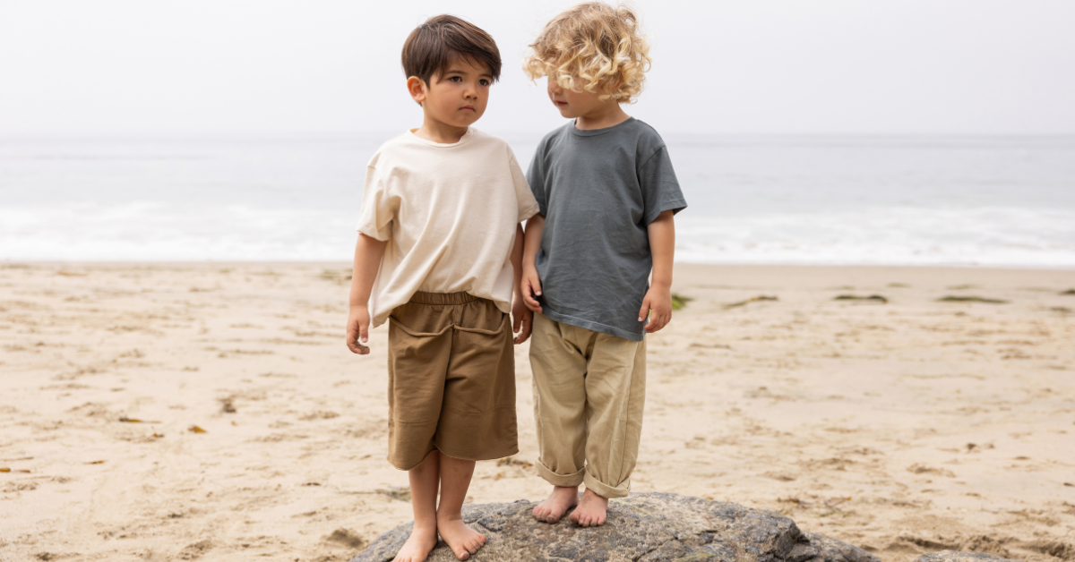 boys in organic clothing