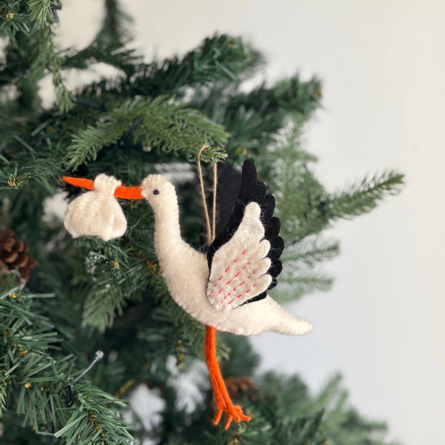 Stork Ornament