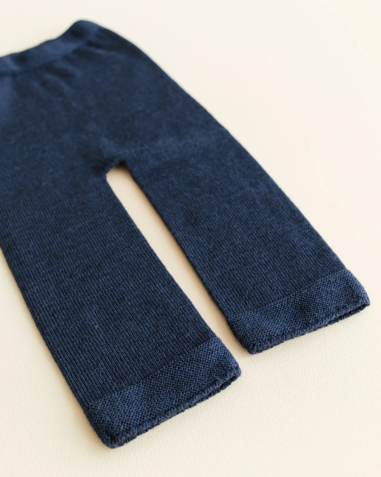 Pants Guido - Navy Blue  <br>hvid