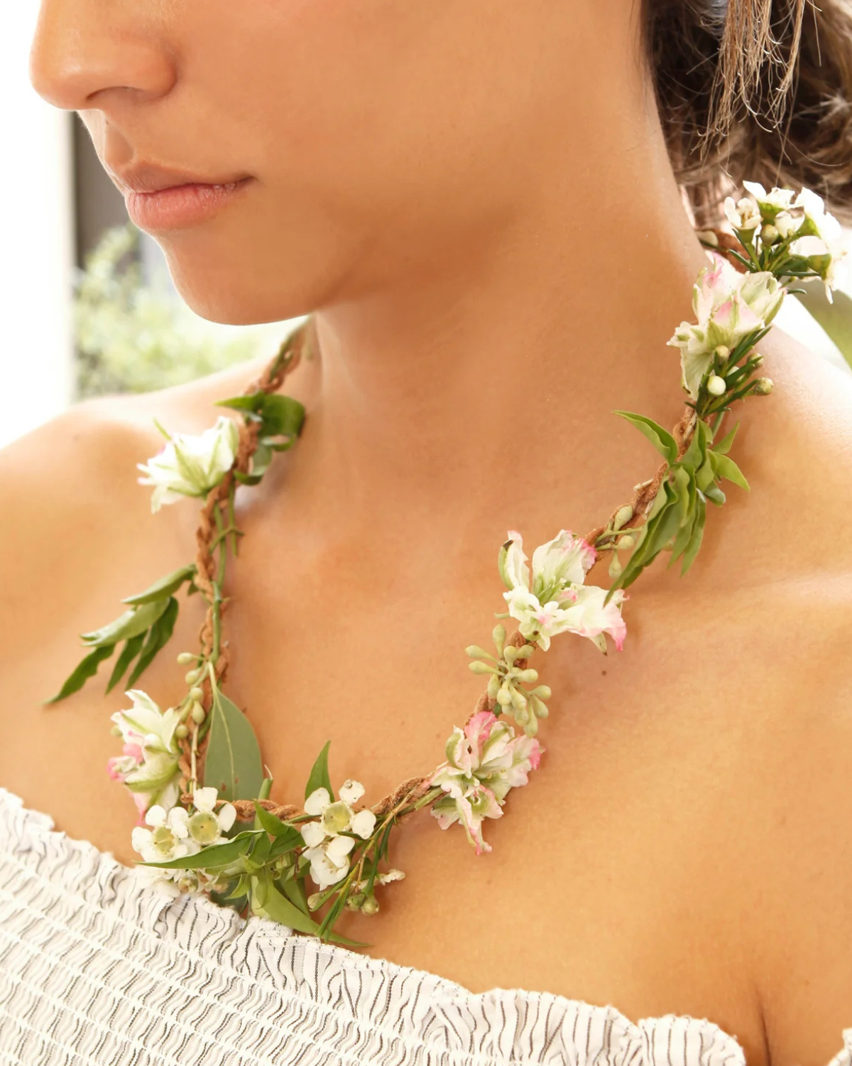 Fresh Flower Necklace