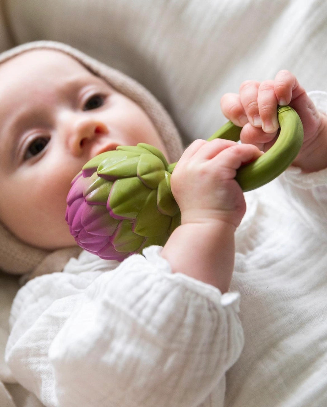 Artichoke Rattle Toy <br> Oli & Carol