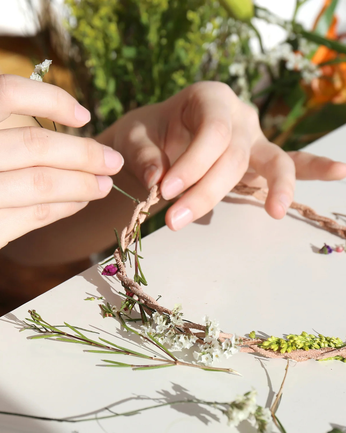 Fresh Flower Necklace