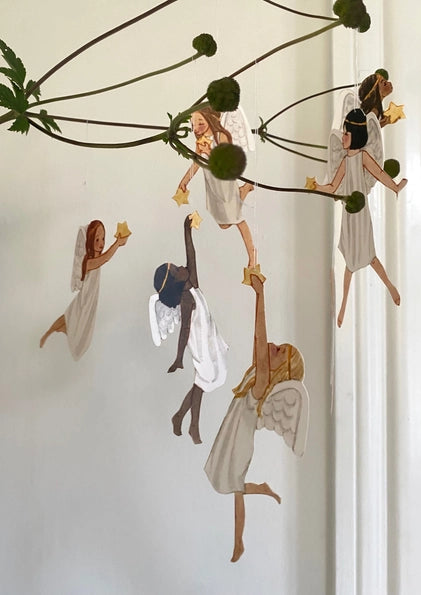 Angels with Stars Cutout