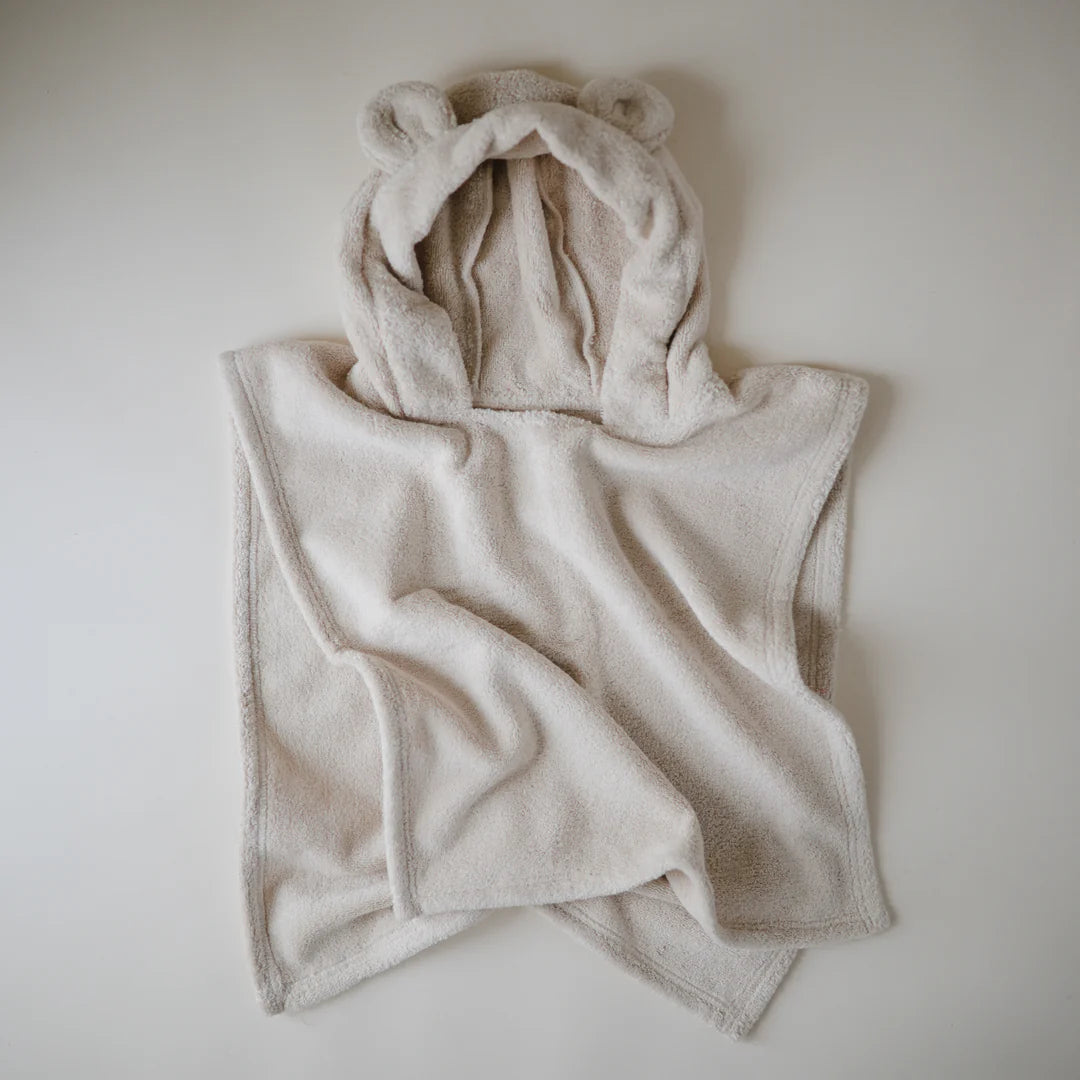 Bear Poncho Towel - Fog