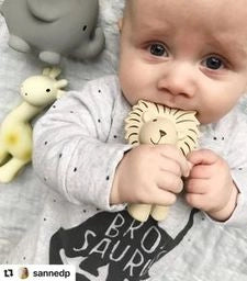 Natural Rubber Lion Teether