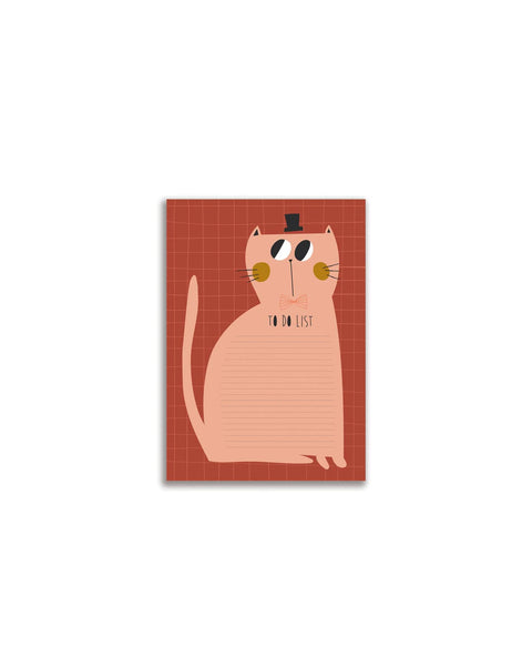 Cat To Do List/ Notepad 50 Sheets