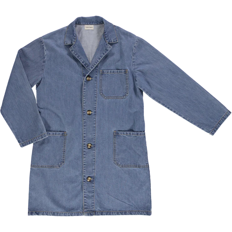 Comprida Denim Jacket <br>Poudre Organic