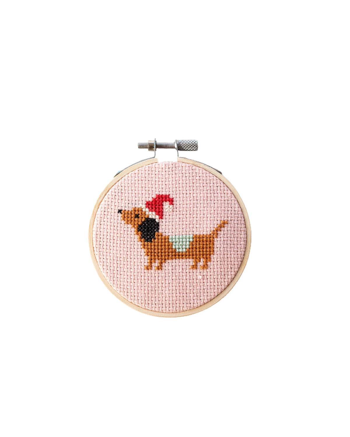 Christmas Dachshund Cross Stitch Kit