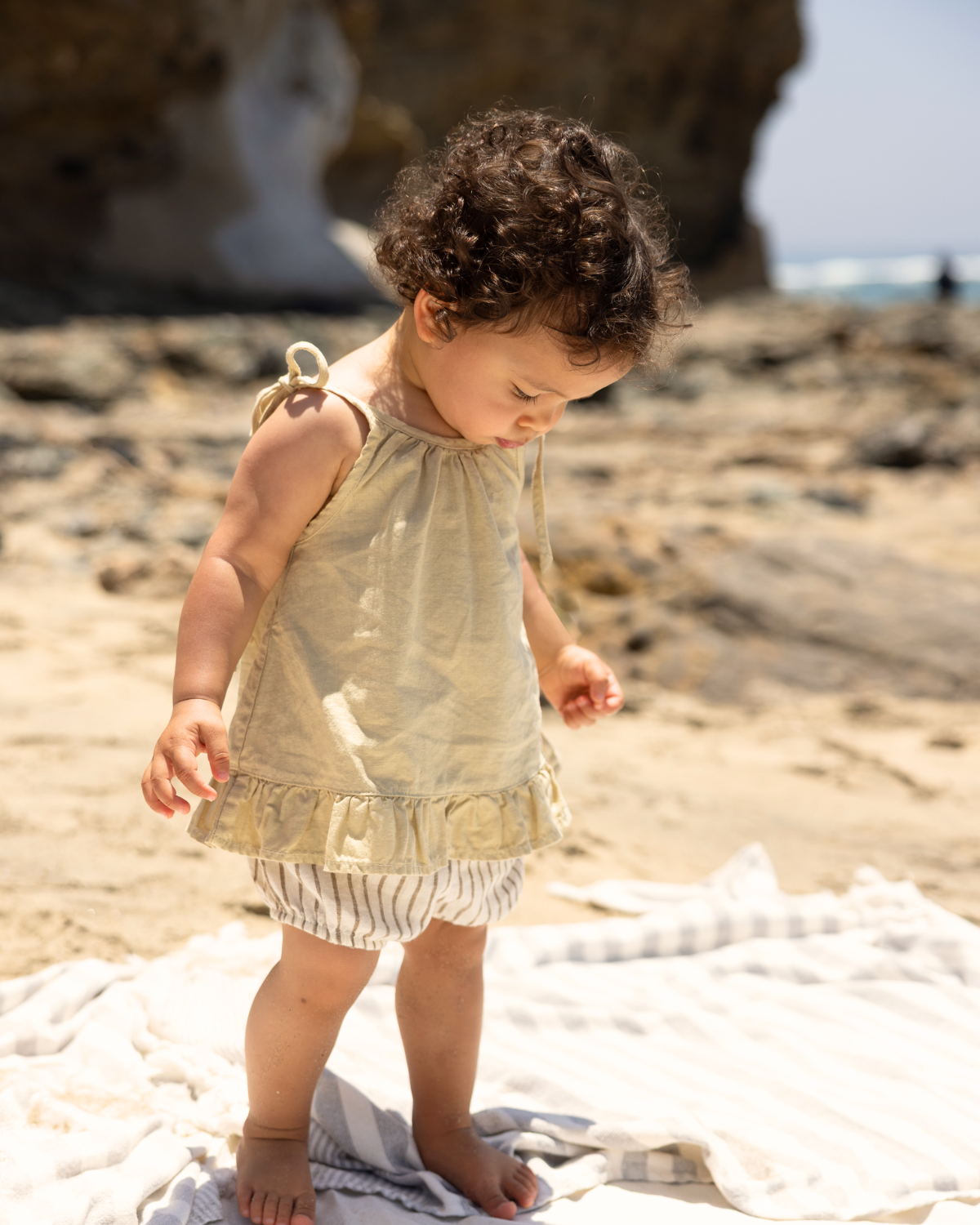 Baby Ruffle Woven Top