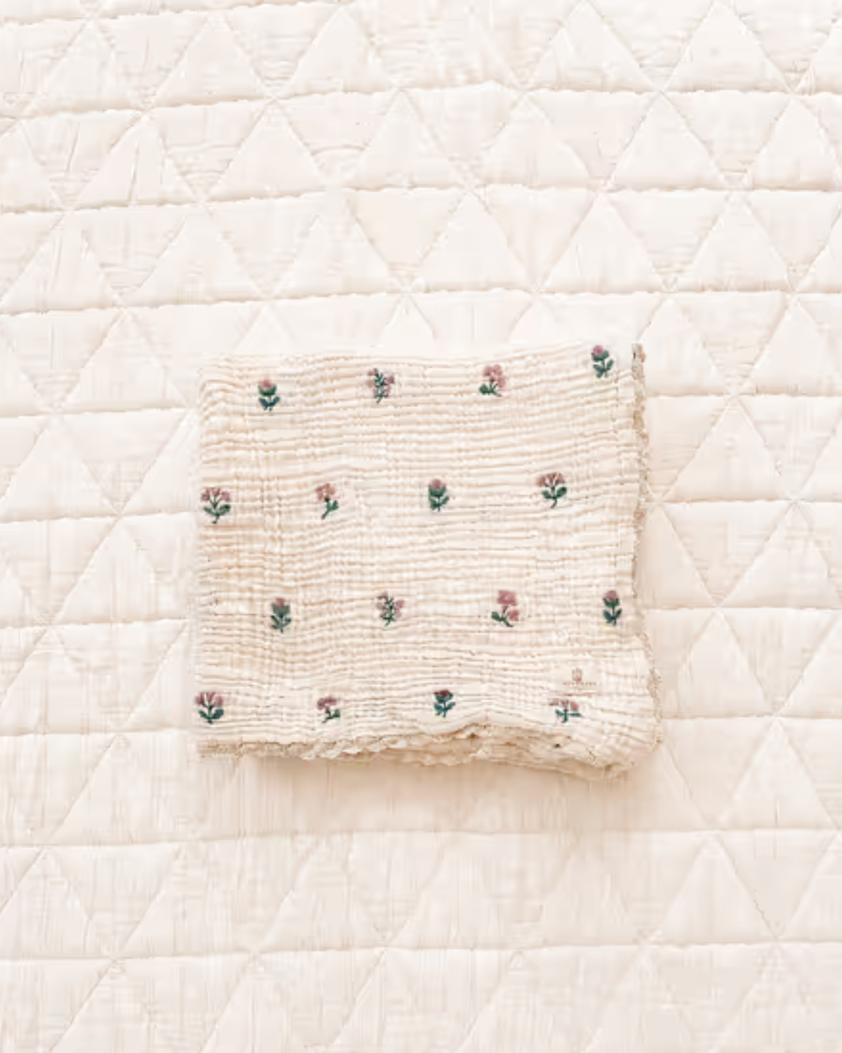 layered gauze blanket dahlia <br> new grain