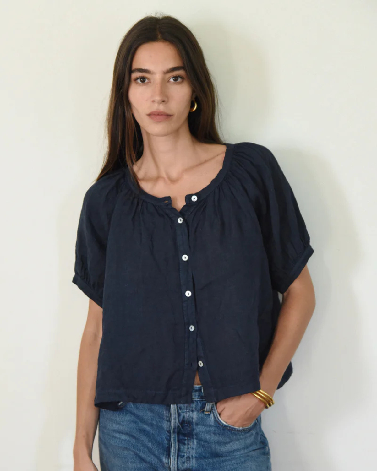 Jade Blouse - midnight