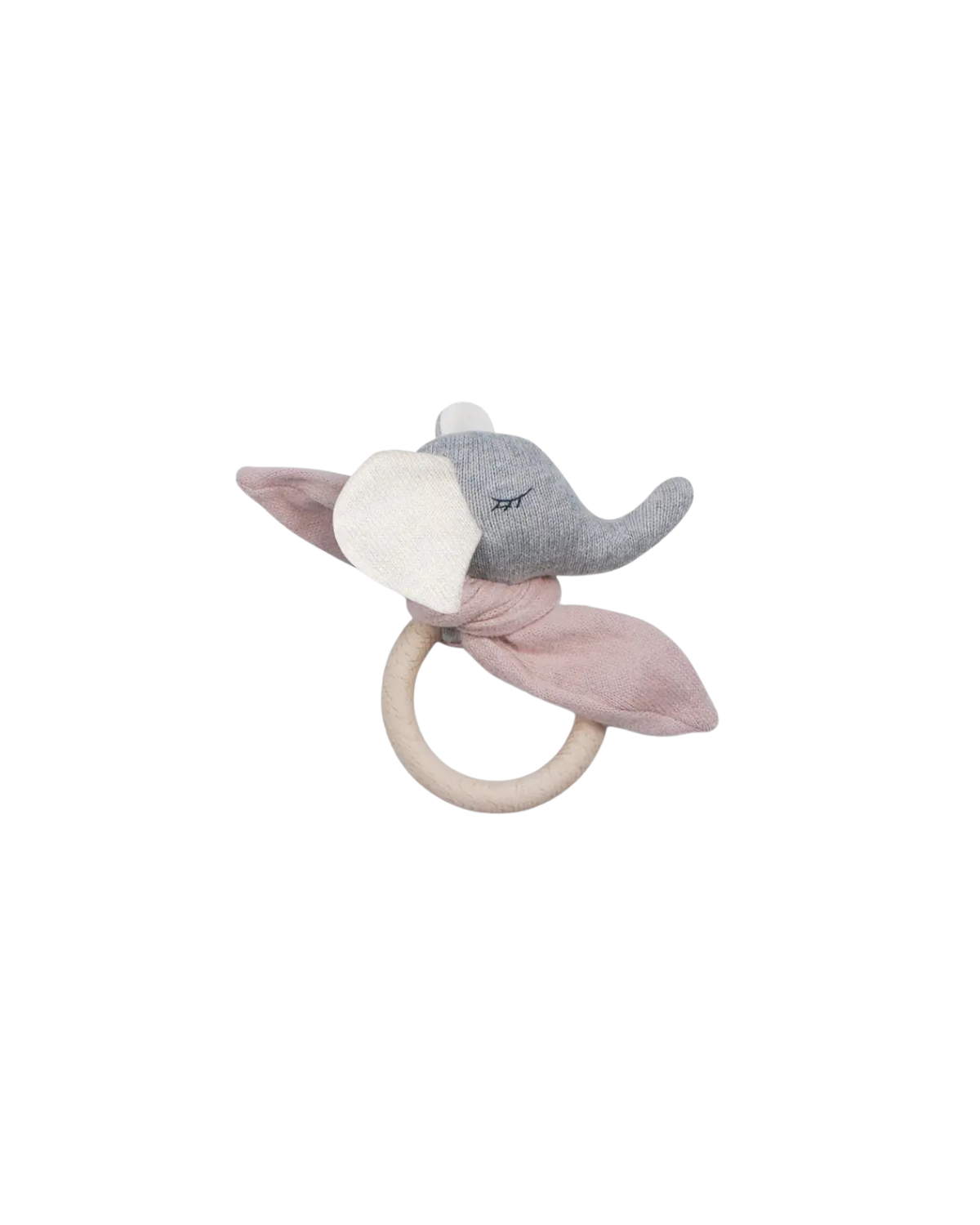 Elephant Baby Toy - rose