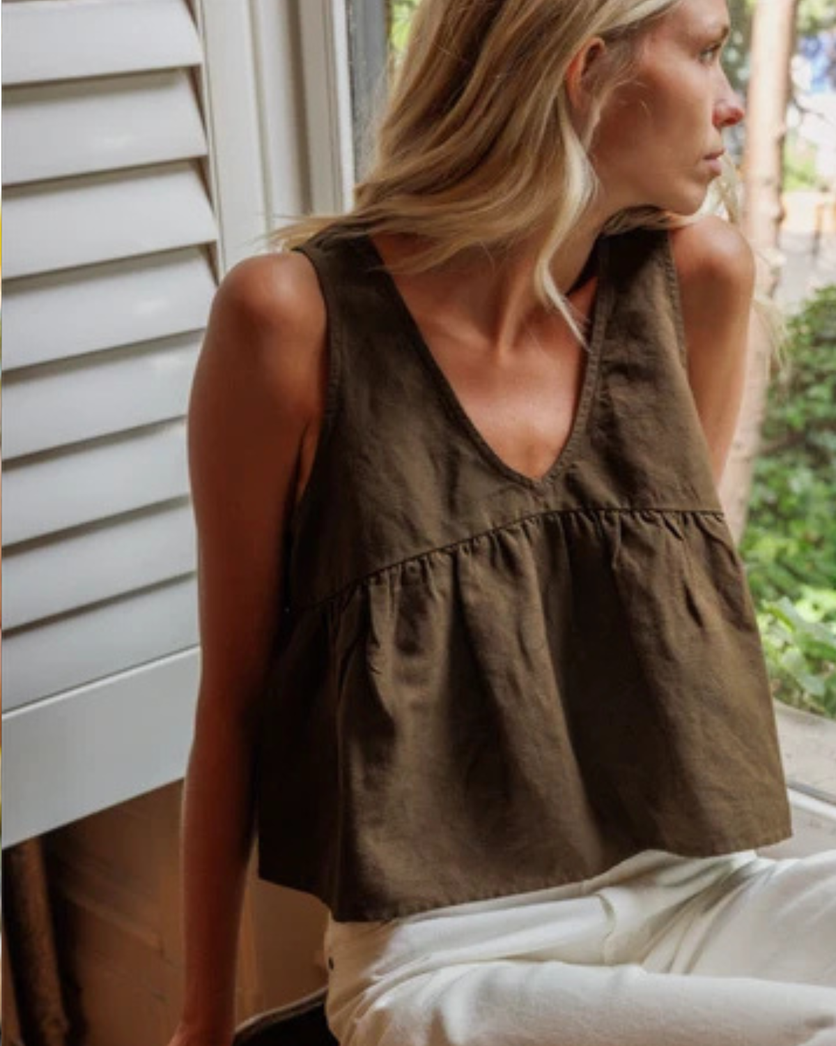 Gigi Top - earth brown