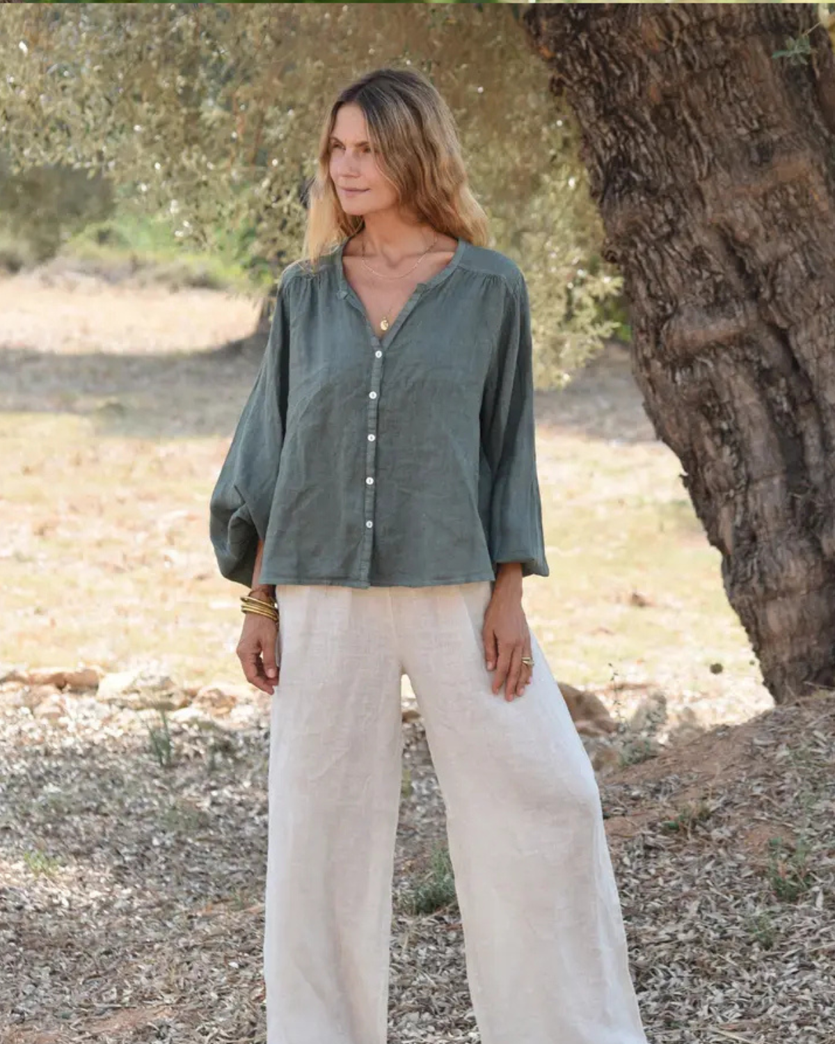 The Lily Blouse - fern