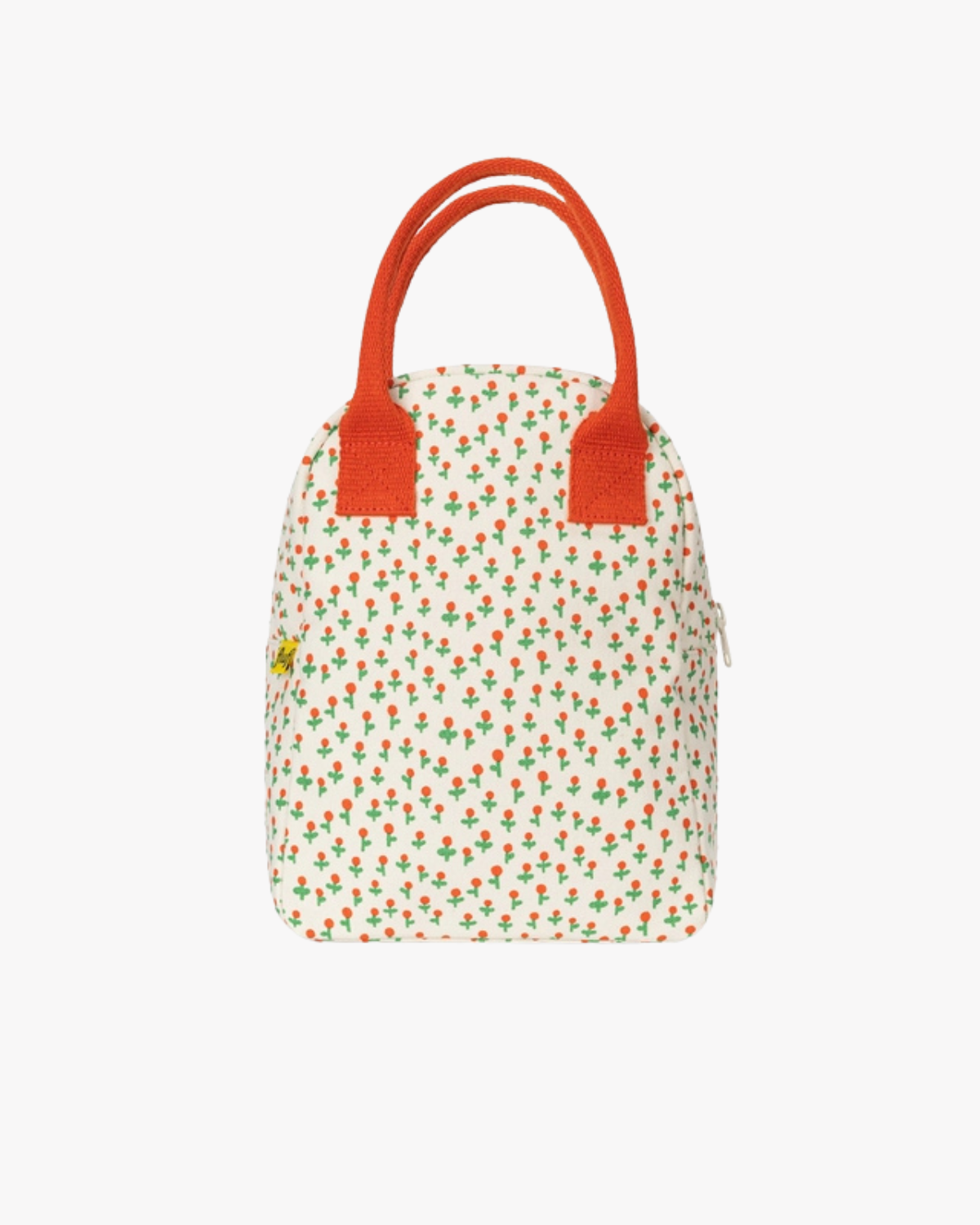 Organic Cotton Canvas Lunch Bag - tiny roses <br> Fluf
