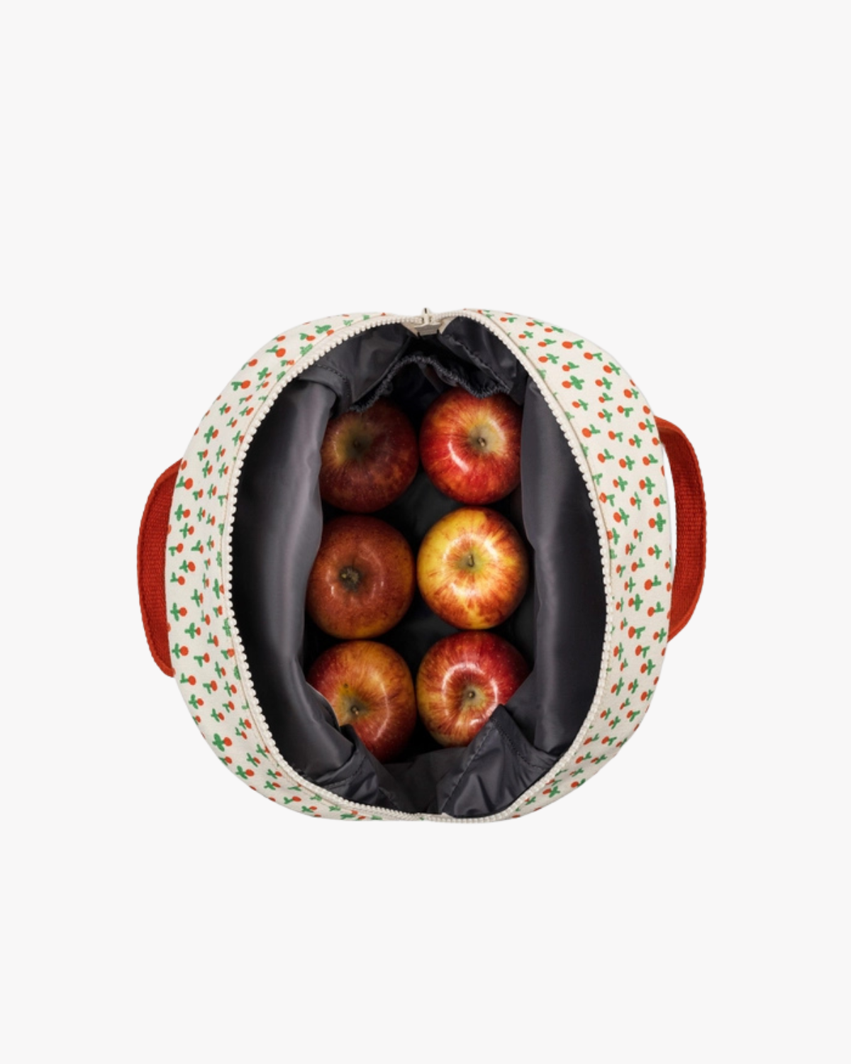 Organic Cotton Canvas Lunch Bag - tiny roses <br> Fluf