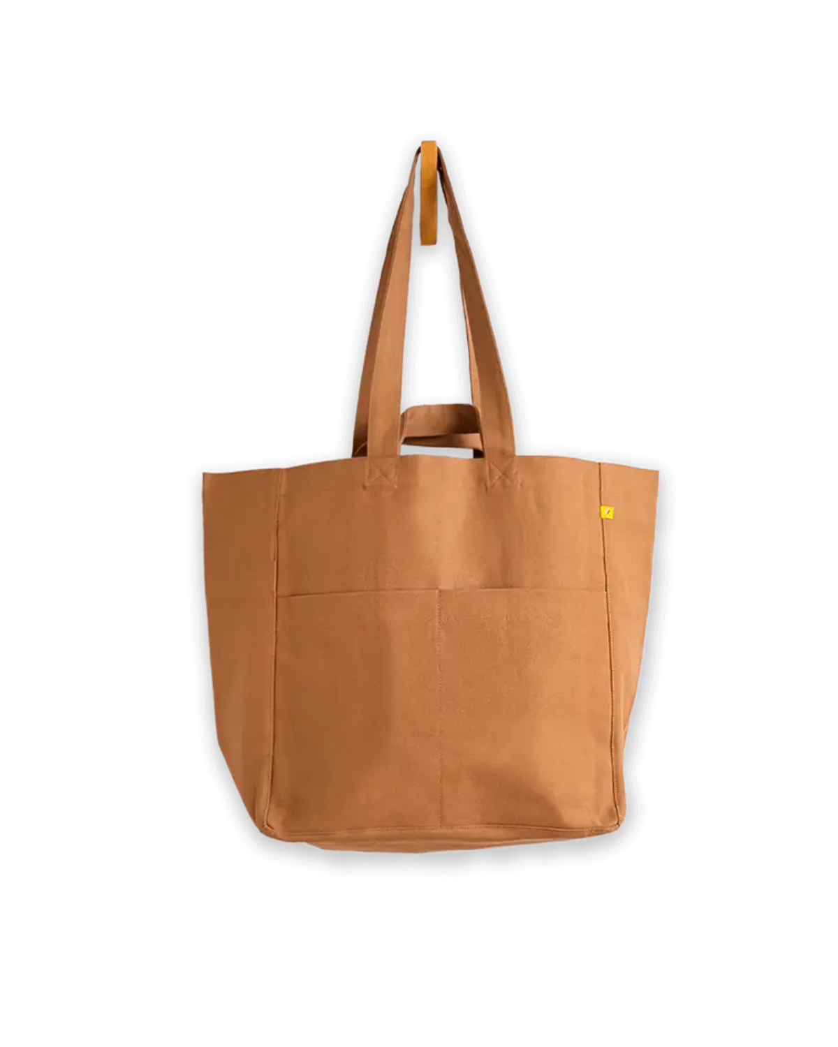 Organic Box Tote - nutmeg