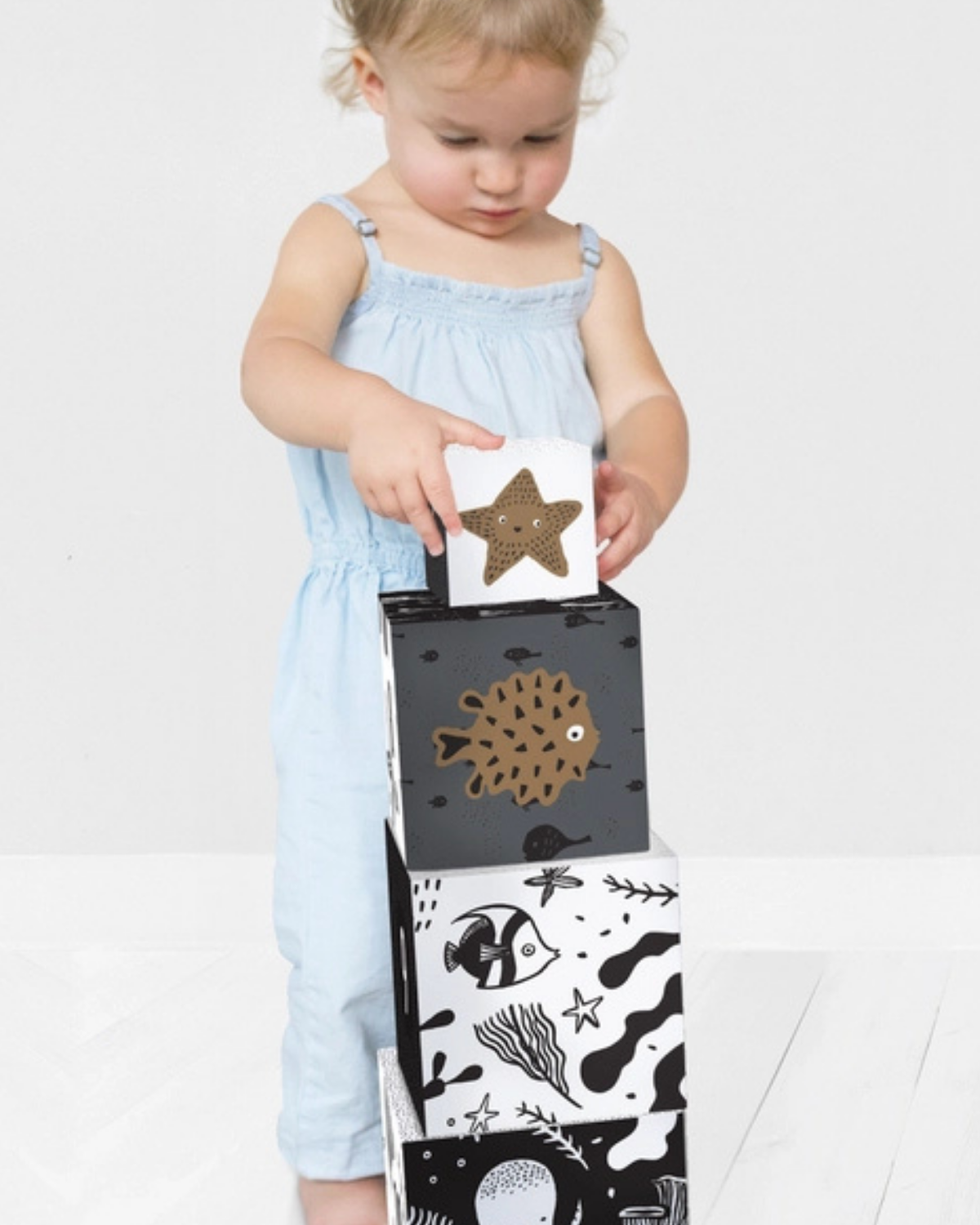 Nesting Blocks - ocean <br>Wee Gallery