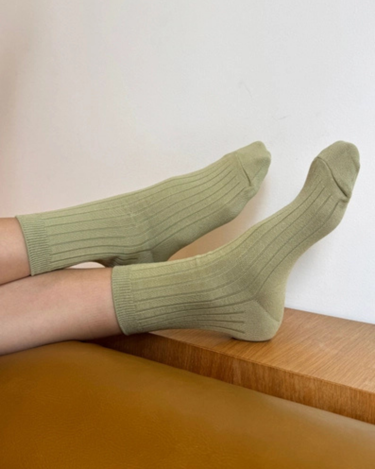 Her Socks - avocado