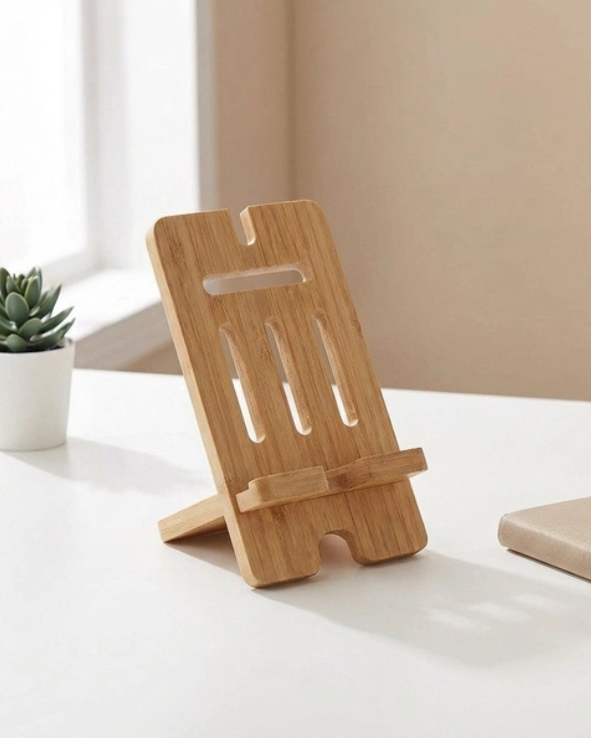 Bamboo Tablet & Phone Stand