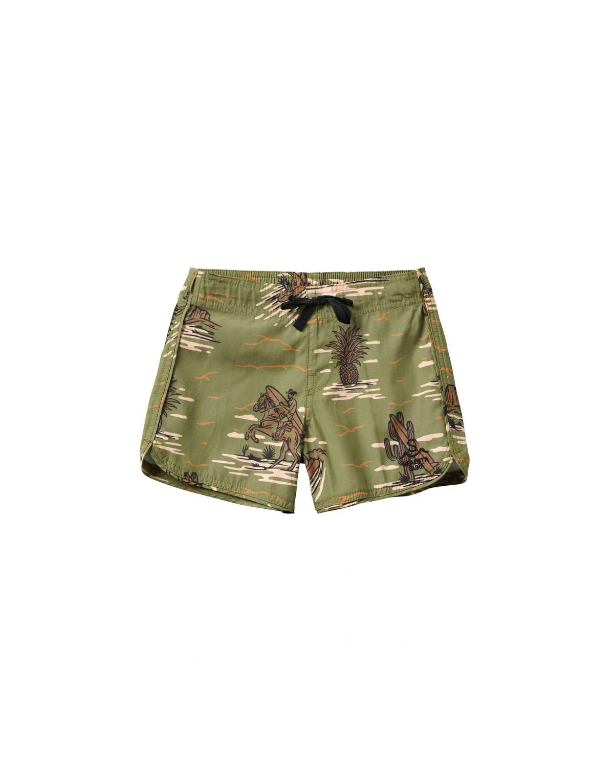 Surfing Cowboy Boardshort  - cactus