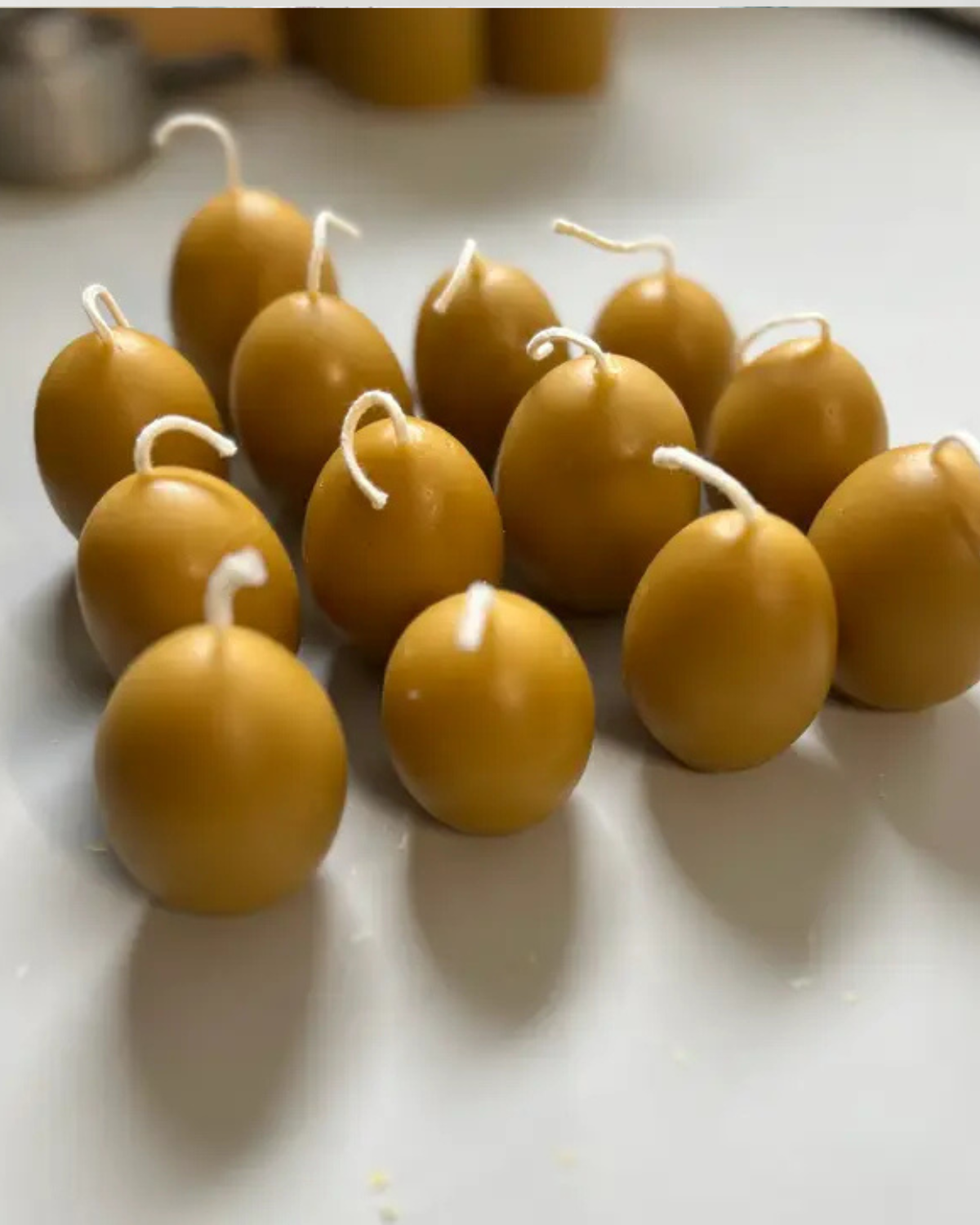 Chicken Egg Candles - 4 pack