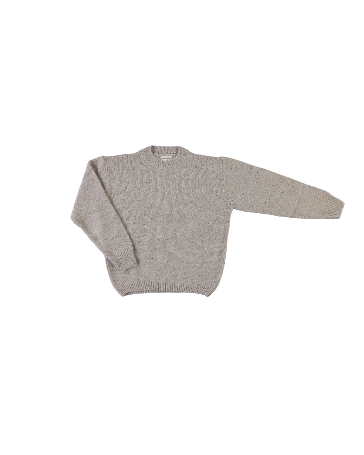 Wool Tea Sweater - Speckled Seashell <br>Poudre Organic
