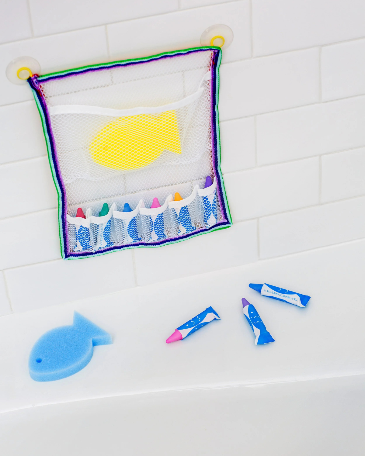 Kitpas for Bath 6 Colors Set with Yellow sponge