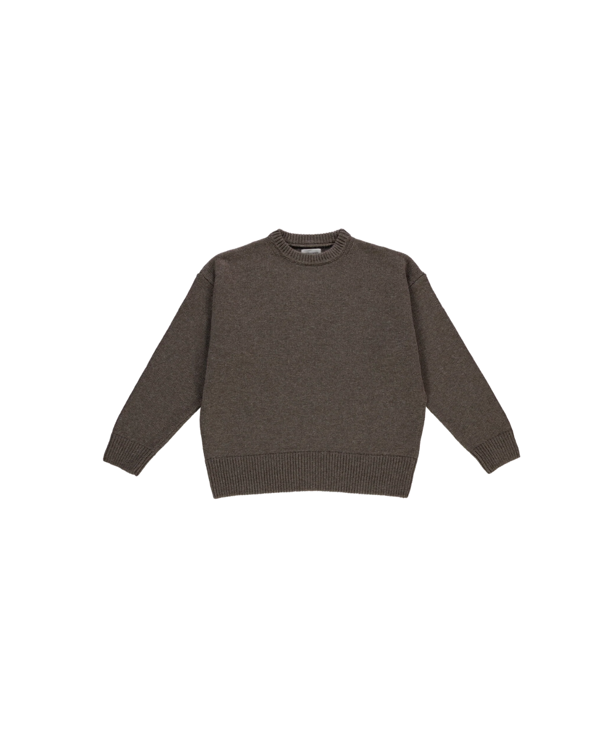 Wool Sweater Adult Brown Caribou <br>Poudre Organic