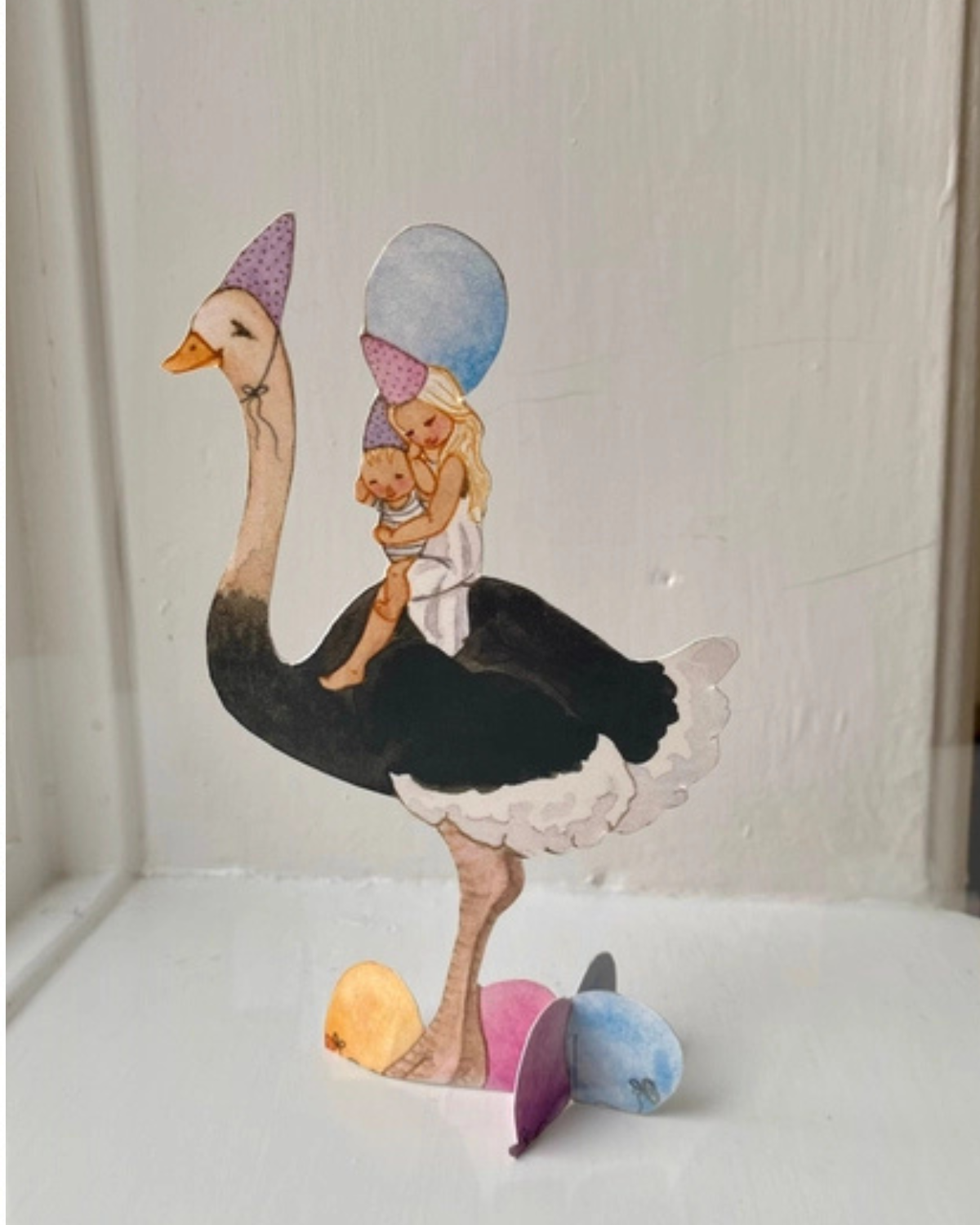 Ostrich Cutout - Birthday