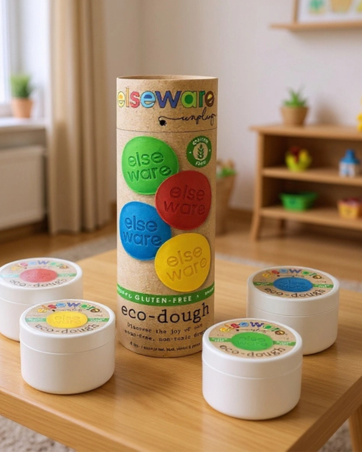 Eco Dough 4 pack - Gluten Free - natural, non toxic