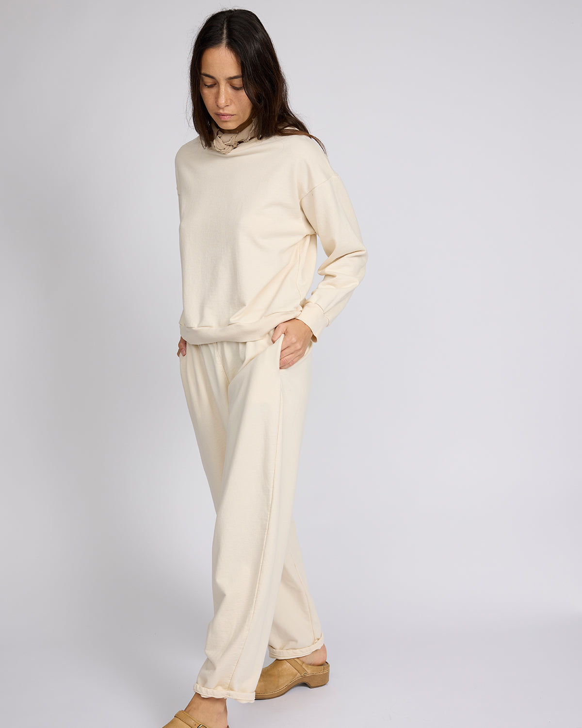 Women's French Terry Relaxed Pant