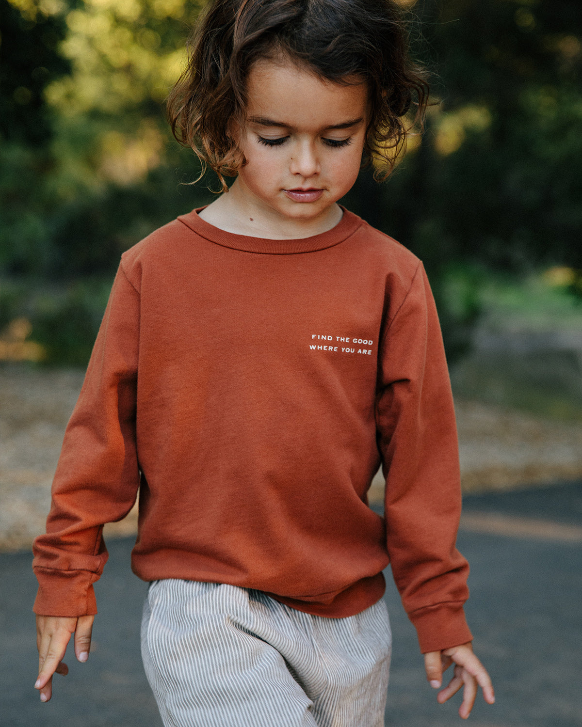 Baby Find The Good Where You Are Crewneck
