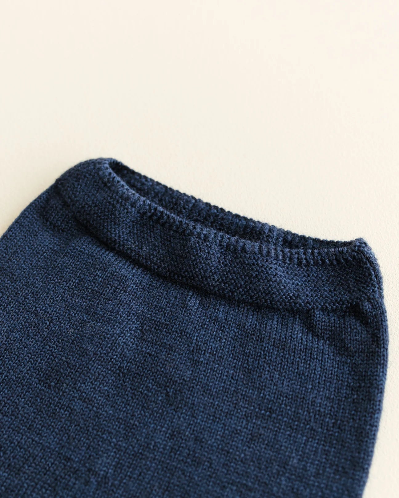 Pants Guido - Navy Blue  <br>hvid