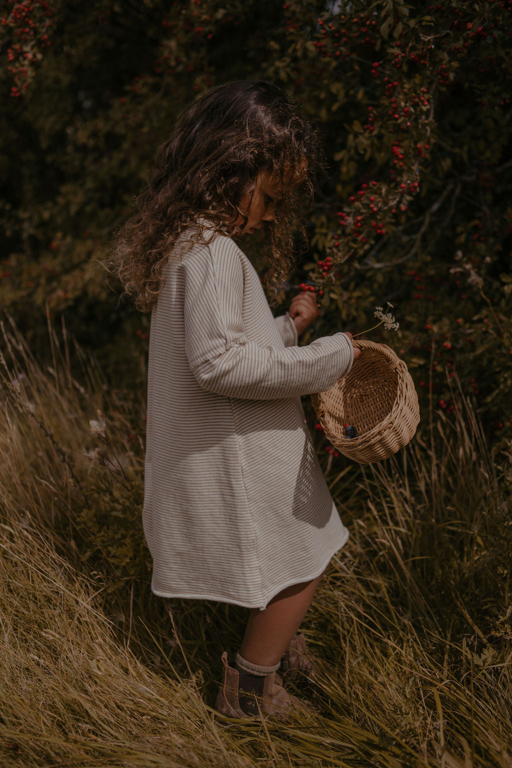 French Terry Pullover Dress