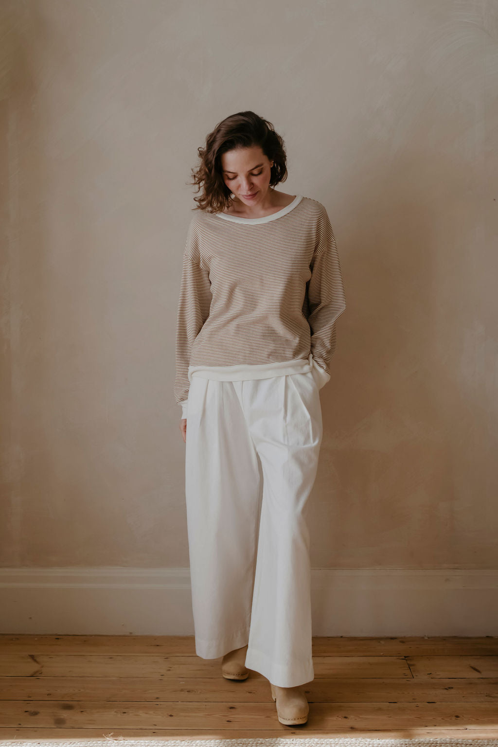 Stripe Crewneck Sweatshirt