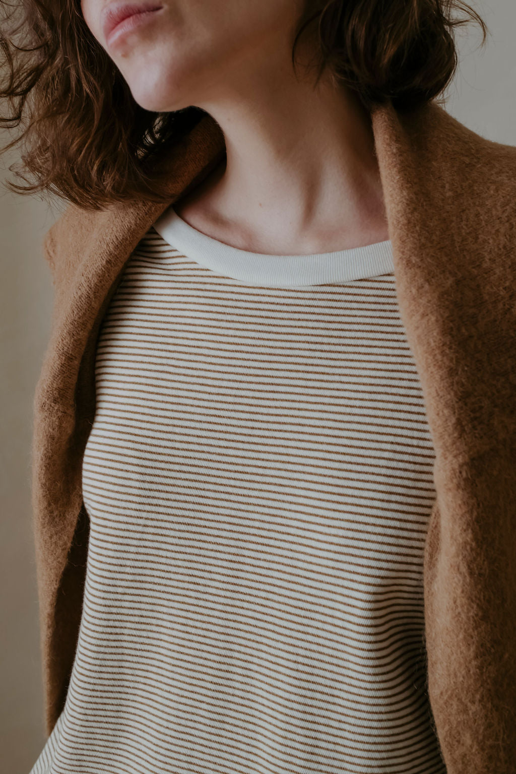 Stripe Crewneck Sweatshirt