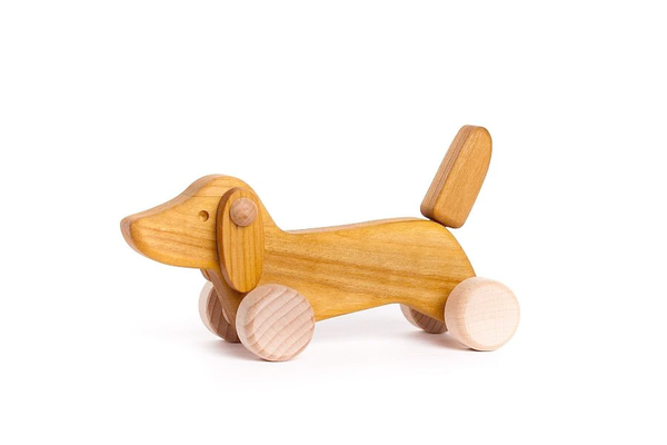 Wooden Dachshund Puppy