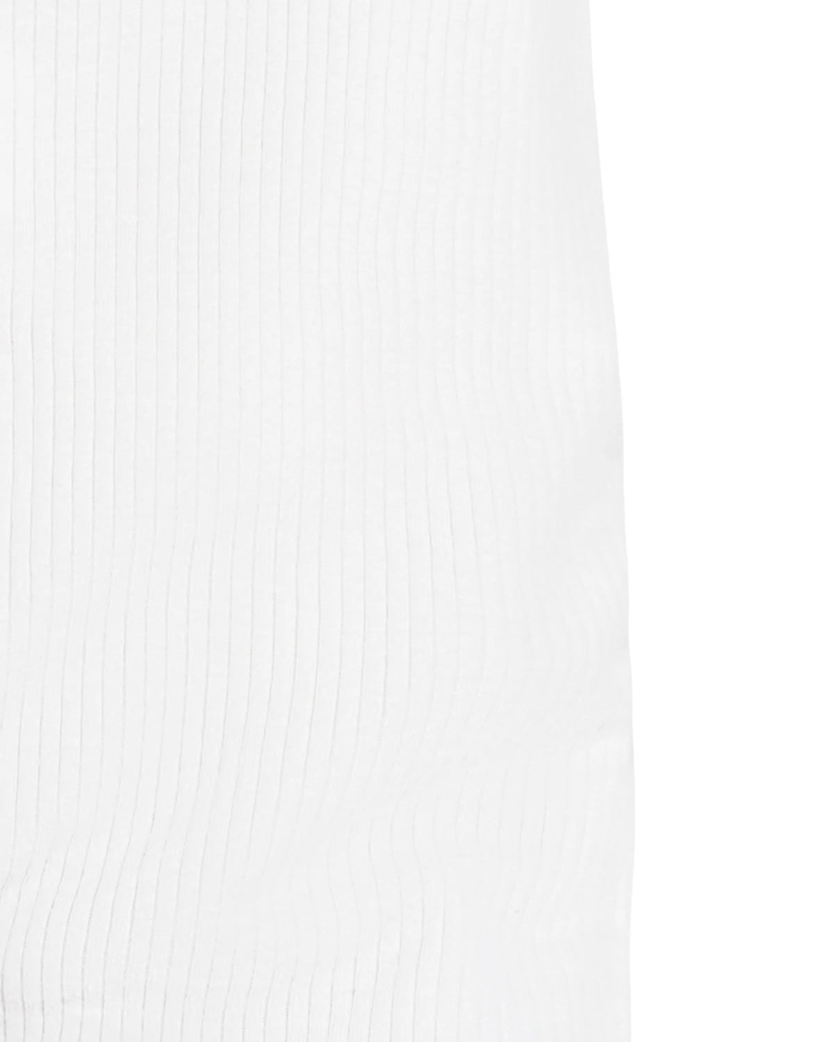 Snap Front Footie - Organic White