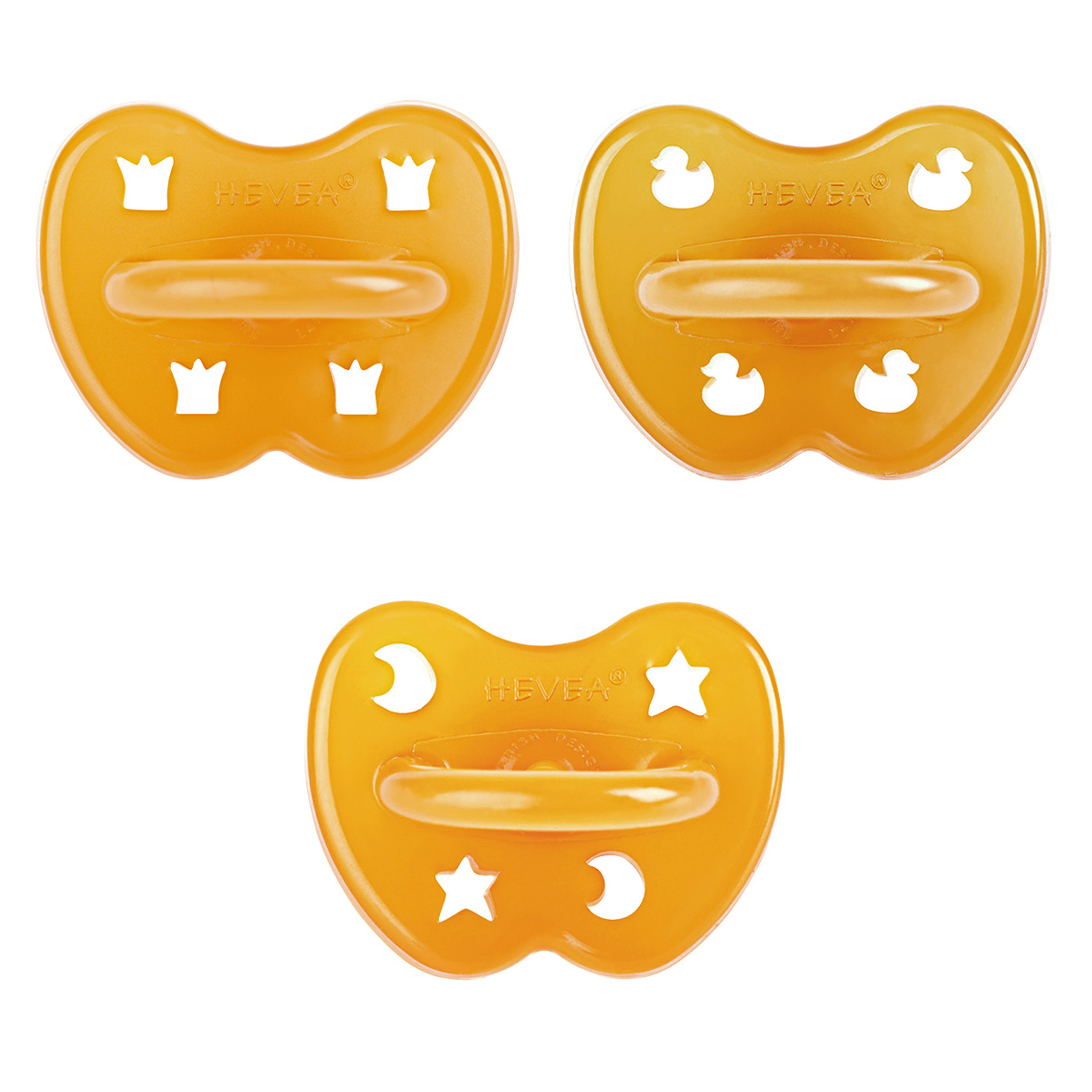 Pacifier Trial Trio Pack - Natural Rubber <br> Hevea