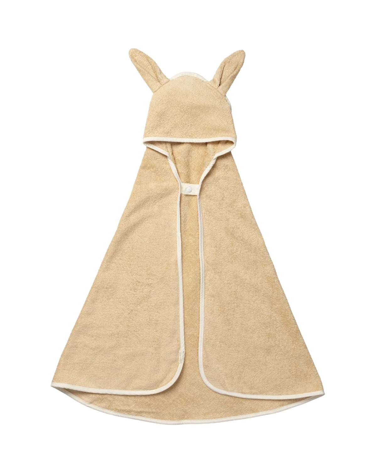 Hooded Baby Towel - Bunny - Wheat <br> Fabelab