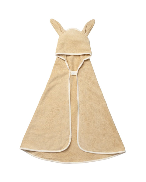 Hooded Baby Towel - Bunny - Wheat <br> Fabelab
