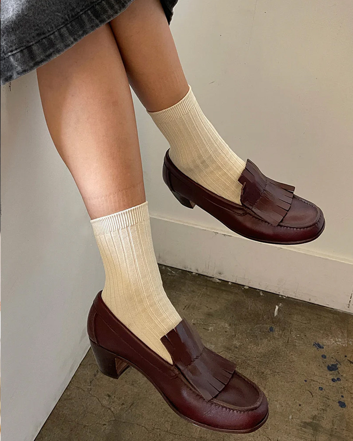 Her Socks - porcelain